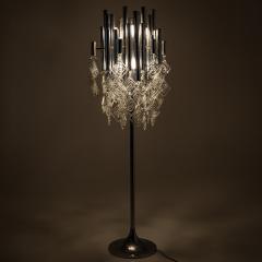 Modern Floor Lamp with Glass Drops 20th Century - 4567162
