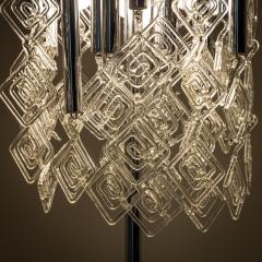 Modern Floor Lamp with Glass Drops 20th Century - 4567165