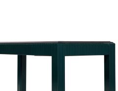 Modern Fluted Walnut Writing Desk - 3156531