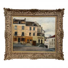 Modern Germain Delatousche French Cityscape Oil Painting - 3499749