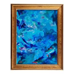 Modern Giovanni Longo Oil Painting on Canvas Favole Di Notte Fairy Tales  - 4342666