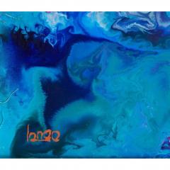 Modern Giovanni Longo Oil Painting on Canvas Favole Di Notte Fairy Tales  - 4342732