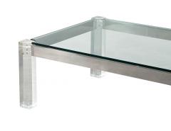 Modern Glass and Acrylic Cocktail Table - 2919874