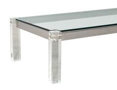 Modern Glass and Acrylic Cocktail Table - 2919881