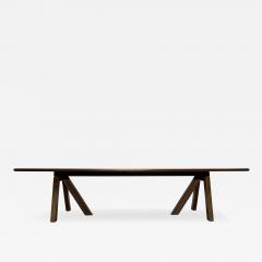 Modern Hand Carved Walnut Dining Table by Adam Michaelson - 3688822