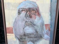 Modern Head Looking Up Painting by Jim Farrington - 2882304