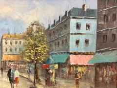Modern Impressionist European City Street Oil on Canvas by Ambrose Signed - 3701390