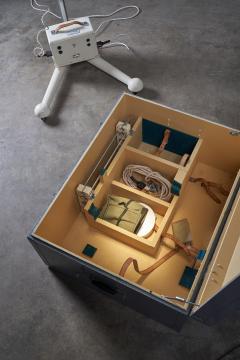 Modern Industrial Medical Floor Lamp with Original Crate 1970s - 4499187