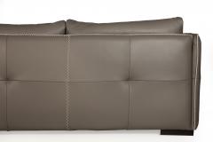 Modern Italian Stitched Leather Alfred Sofa by Gamma Arredamenti - 4501862