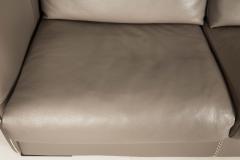 Modern Italian Stitched Leather Alfred Sofa by Gamma Arredamenti - 4501863