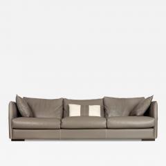 Modern Italian Stitched Leather Alfred Sofa by Gamma Arredamenti - 4504257