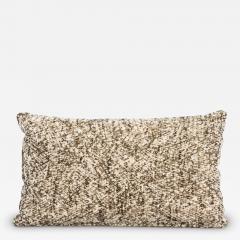 Modern Light Woven Decorative Kidney Pillow with Elitis Fabric - 4208657