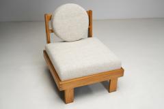 Modern Lounge Chair with Boucl Upholstery Europe Mid 20th Century - 4358430