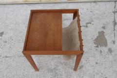 Modern Magazine Table with Canvas Sling - 4150880