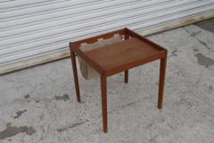Modern Magazine Table with Canvas Sling - 4150882