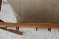 Modern Magazine Table with Canvas Sling - 4150883