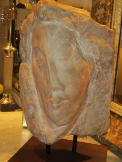 Modern Marble Sculpture of Female Bust - 343461