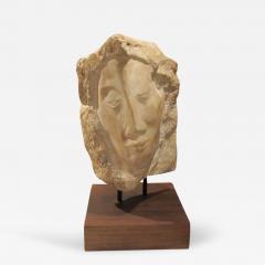 Modern Marble Sculpture of Female Bust - 343667
