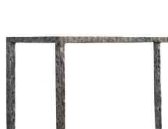 Modern Metal Console Table with Hammered Details by Maitland Smith - 3402121