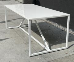 Modern Metal Desk Patio Table in Metal - 3105075