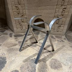 Modern Mexico 1970s Sculptural Side Table Base in Aluminum - 2943651