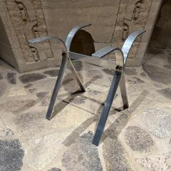 Modern Mexico 1970s Sculptural Side Table Base in Aluminum - 2943655