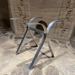 Modern Mexico 1970s Sculptural Side Table Base in Aluminum - 2943657