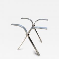 Modern Mexico 1970s Sculptural Side Table Base in Aluminum - 2948539