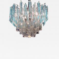 Modern Multitier Crystal Prism Murano Glass Chandelier 1970 - 1574939