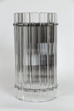 Modern Murano Dome Shaped Nickel Wall Lights In The Style Of Venini - 3491082