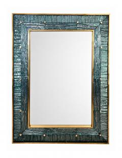 Modern Murano Textured Glass Mirror - 4705547