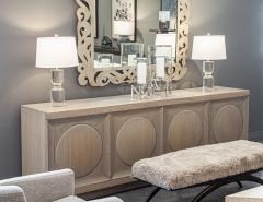 Modern Oak Buffet Cabinet in Natural Rustic Finish - 4220174