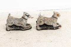 Modern Pair of Jack Russell Terrier Garden Ornaments - 3136978