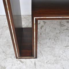 Modern Rosewood with Mother of Pearl Entry Sofa Table - 2784647