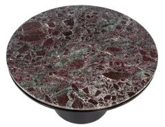 Modern Round Marble Top Dining Table - 3995507