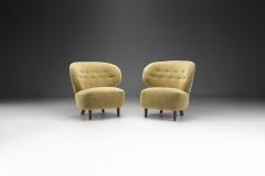 Modern Scandinavian Lounge Chairs with Tapered Feet Scandinavia ca 1950s - 3060086