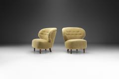 Modern Scandinavian Lounge Chairs with Tapered Feet Scandinavia ca 1950s - 3060089