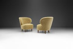 Modern Scandinavian Lounge Chairs with Tapered Feet Scandinavia ca 1950s - 3060090