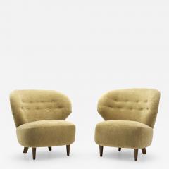 Modern Scandinavian Lounge Chairs with Tapered Feet Scandinavia ca 1950s - 3074525