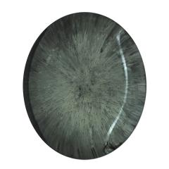 Modern Sculptural Concave Glass French Mirror - 3582240