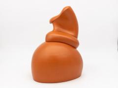 Modern Sculptural Terracotta Vase England 1980s - 4414010