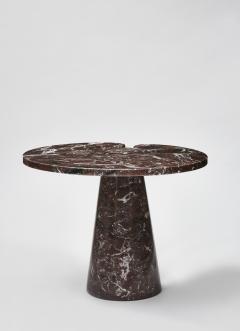 Modern Small Griotte Marble Side Table - 1706937