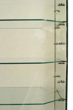 Modern Steel and Glass Showcase Cabinet - 4639739