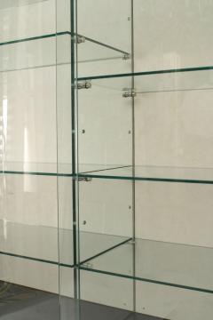Modern Steel and Glass Showcase Cabinet - 4639740