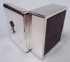 Modern Sterling Silver Box with Australian Imperial Force Association - 3774634