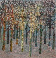 Modern Sukrid Thareenak Mixed Media Oil Painting - 4643241