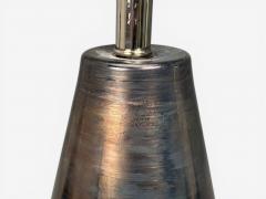 Modern Table Lamps Distressed Bronze Glass Finish Lucite USA 21st c  - 4704518