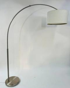 Modern Tall Adjustable Arched Floor Lamp With Double Drum Shade - 2867306