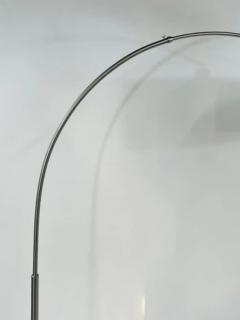 Modern Tall Adjustable Arched Floor Lamp With Double Drum Shade - 2867315