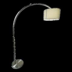 Modern Tall Adjustable Arched Floor Lamp With Double Drum Shade - 2867427